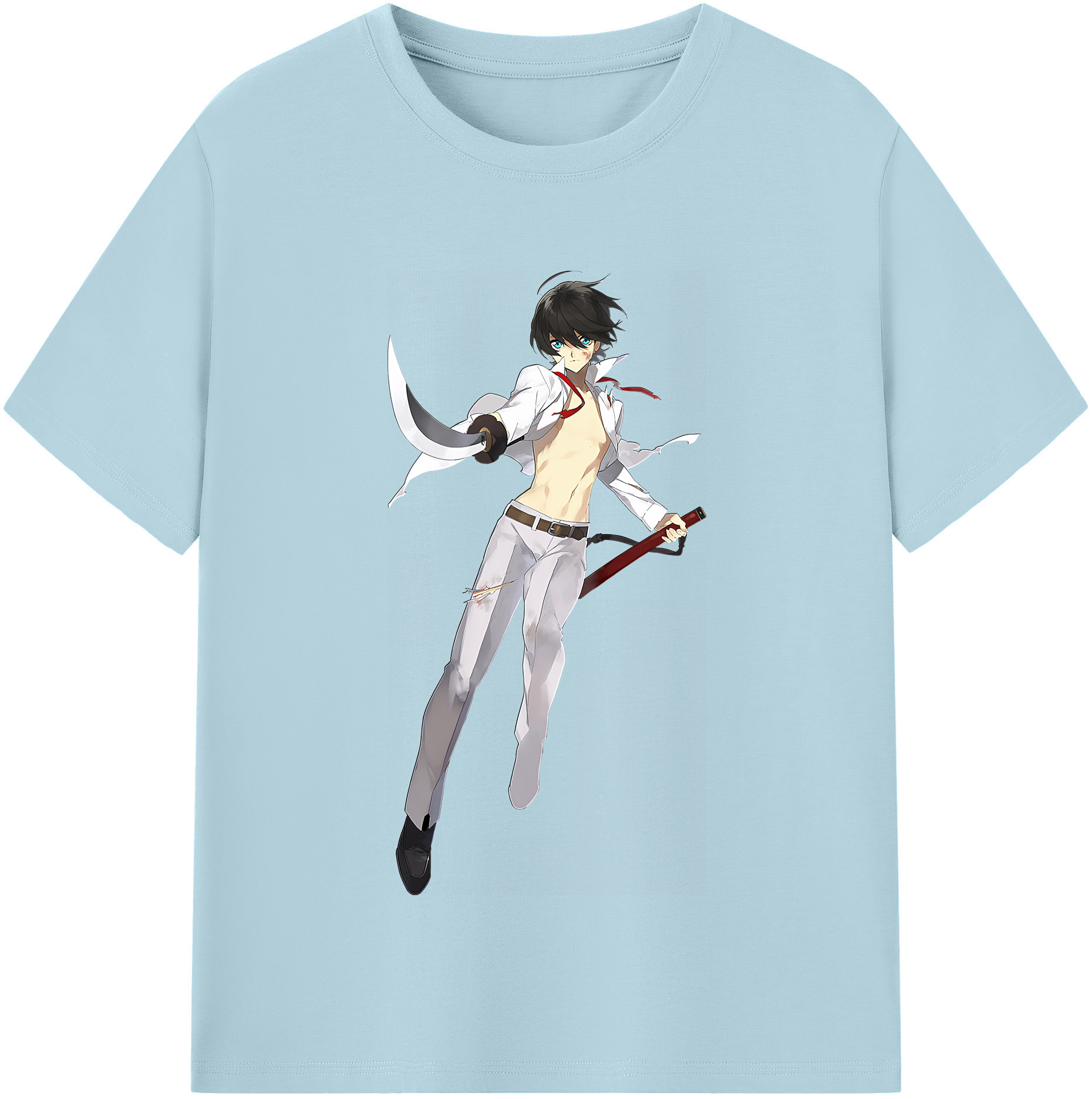 （画像用） 刀剣乱舞 Touken Ranbu 綿100％半袖Tシャツ（フロントプリント）